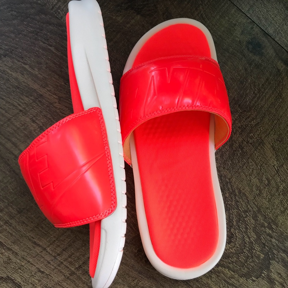NWT Nike Benassi JDI Ultra SE Racer Orange 🍊 WMNS - Picture 7 of 7